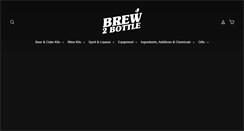 Desktop Screenshot of brew2bottle.co.uk