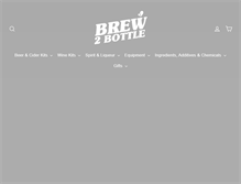 Tablet Screenshot of brew2bottle.co.uk